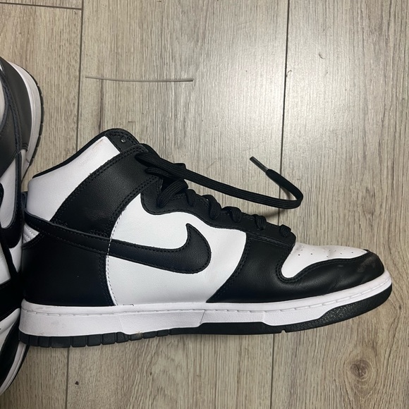 Nike Dunk High Black White Men's Size 10 - Picture 4 of 12